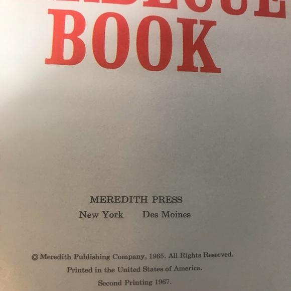 Better Homes & Gardens Barbecue Cookbook Vintage 1967 - Picture 2 of 4